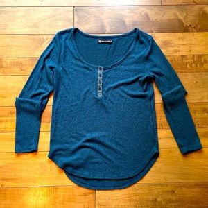 Wantable Super Soft Blue Henley